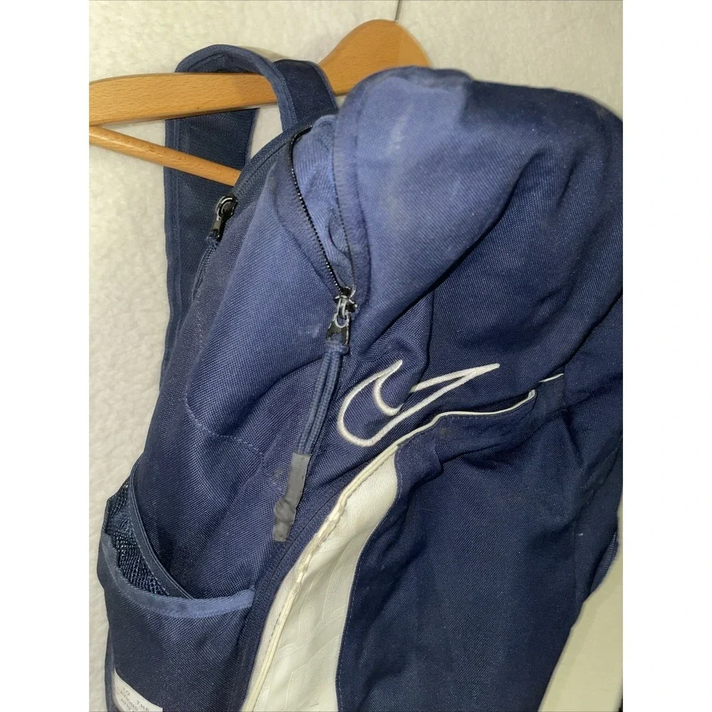 Nike Elite Pro 32L Basketball Backpack - Navy Blue/White